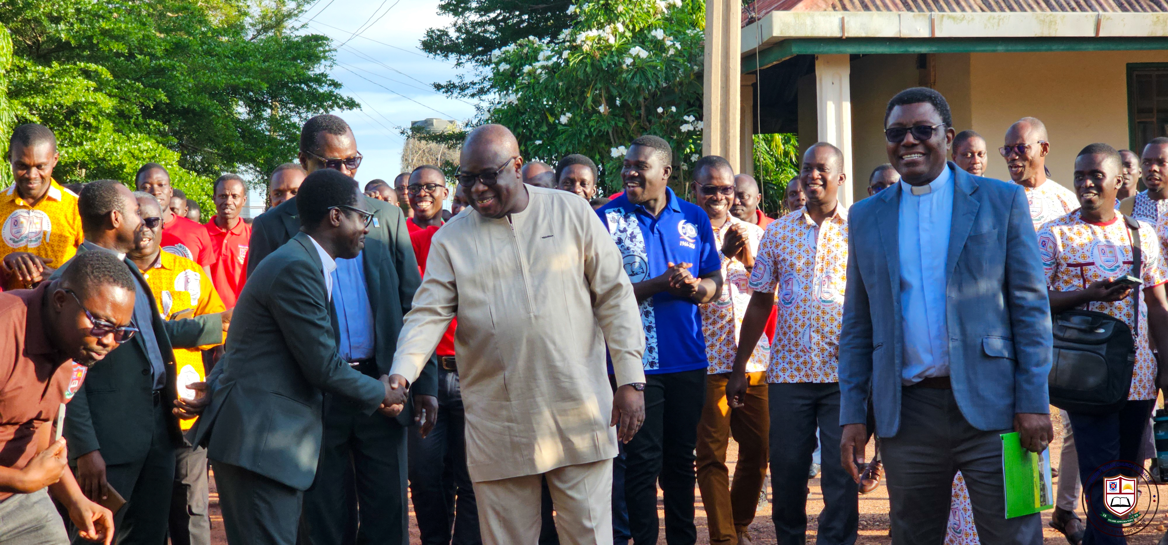 Very Rev. Prof. J. O. Y. Mante at RTC